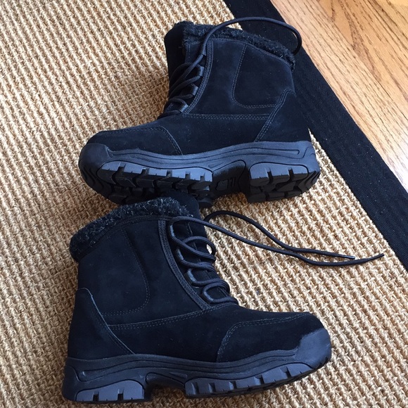 Sorel Waterfall Low Lace Black Boot - Picture 4 of 8